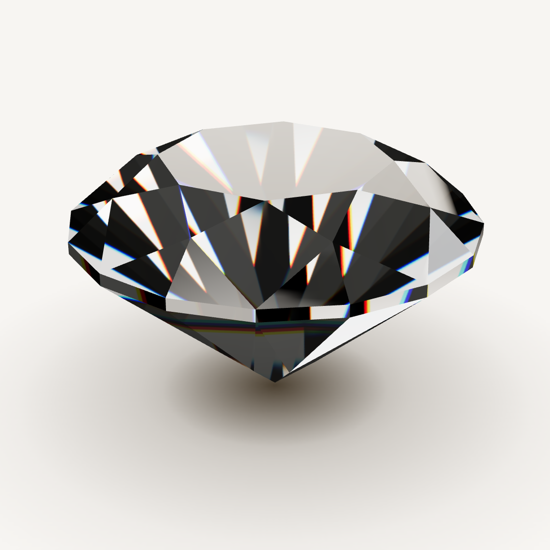 Round brilliant diamond